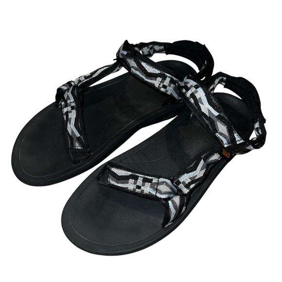 Men’s Teva Hurricane XLT 2 Black White Gray Sports Sandal SZ 6 main image 8